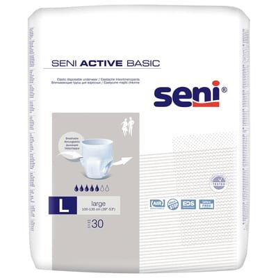 Труси поглинаючі для дорослих Seni Active Basic Large, 30 штук