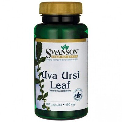 Мучниці екстракт Swanson Uva Ursi Leaf капсули по 450 мг №100