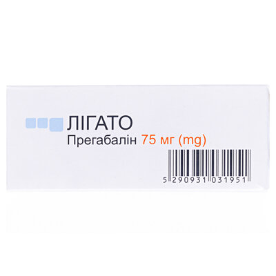 Лігато капсули тв. по 75 мг №21 (7х3)