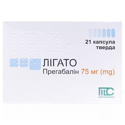 Лігато капсули тв. по 75 мг №21 (7х3)