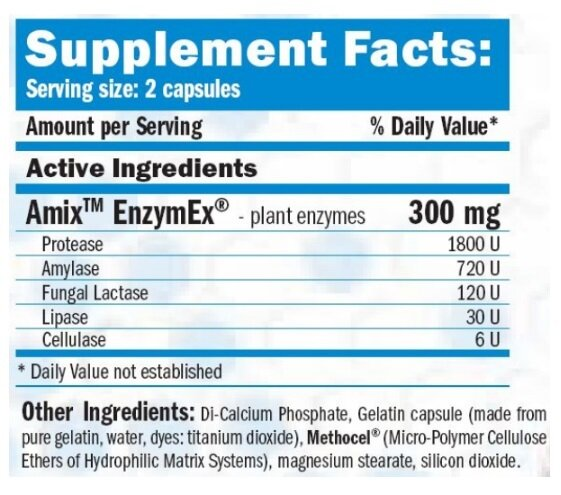 Травні ферменти Amix Nutrition EnzymEx Mult, 90 капсул