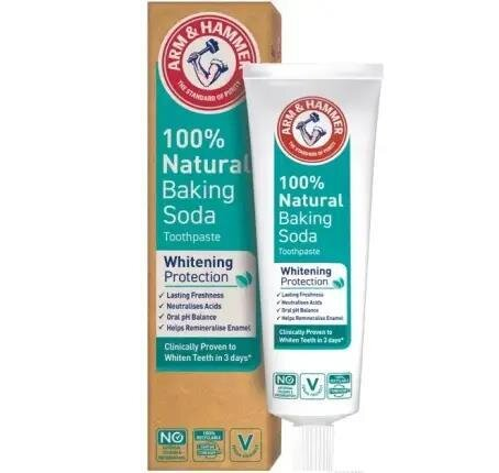 Зубна паста Arm & Hammer 100% Natural для захисту білизни зубів, 75 мл