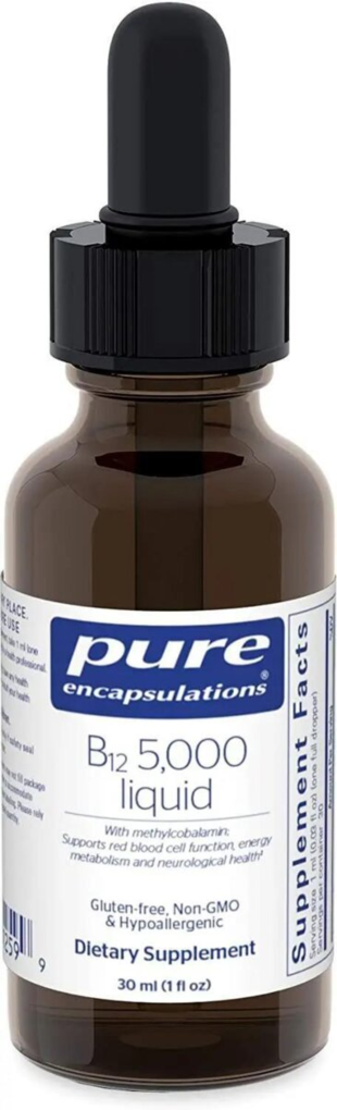 Вітамін B12 Pure Encapsulations B12 рідина 5000 мкг, 30 мл