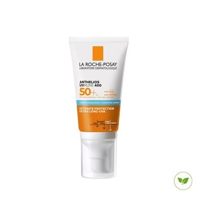 Крем сонцезахисний La Roche-Posay Anthelios UVmune 400 SPF50+ для обличчя та шкіри навколо очей зволожуючий, 50 мл
