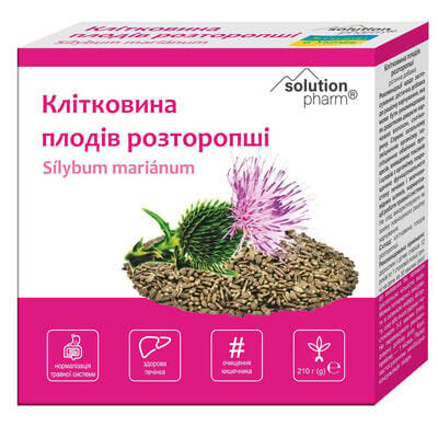 Клітковина Плодів розторопші Solution Pharm по 210 г у пач.