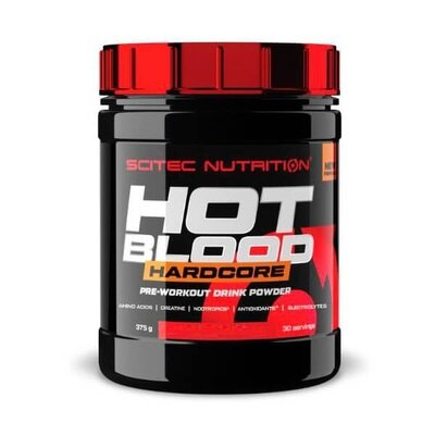 Передтренувальний комплекс Scitec Nutrition Hot Blood Hardcore pink lemonade, 375 г