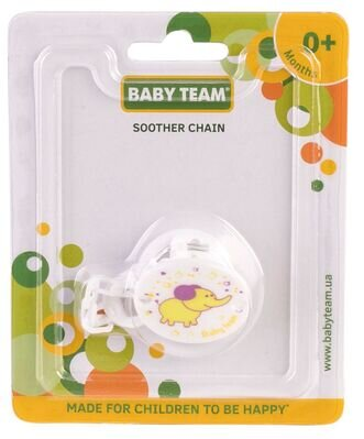Ланцюжок для пустушки Baby Team 3333 круглий
