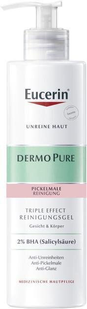 Гель для вмивання Eucerin DermoPure потрійної дії очищуючий для проблемної шкіри (63830), 400 мл