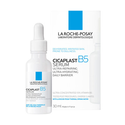 Сироватка La Roche-Posay Cicaplast B5 ультраконцентрована з Пантенолом для посиленого відновлення та зволоження подразненої шкіри, 30 мл