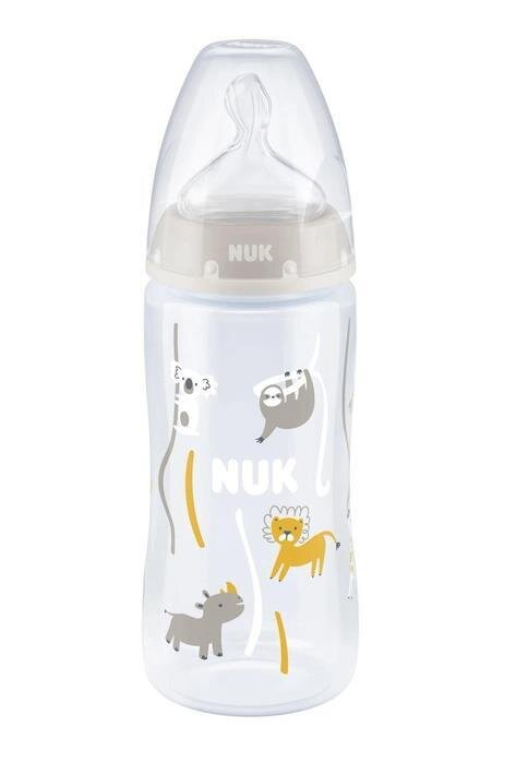 Пляшечка Nuk First Choice Plus 10741926/6 пластикова з силіконовою соскою розмір 1, 300 мл