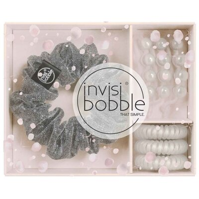 Подарунковий набір для волосся Invisibobble Sparks Flying Trio (резинки 4 шт + заколки 3 шт)