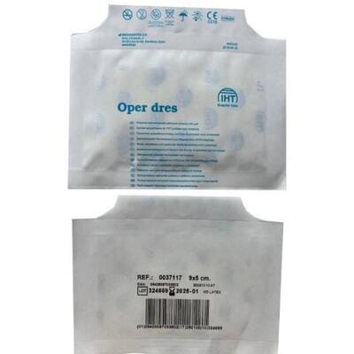 Пов’язка пластирна Iberhospitex Oper dres неткана на поліестровій основі з подушечкою 9 x 5 см, 1 штука
