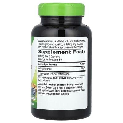 Астрагал корінь Nature's Way Astragalus 1410 мг, 180 веганських капсул