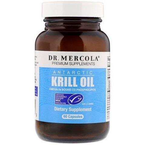 Олія криля Dr. Mercola Antarctic Krill Oil, 60 капсул