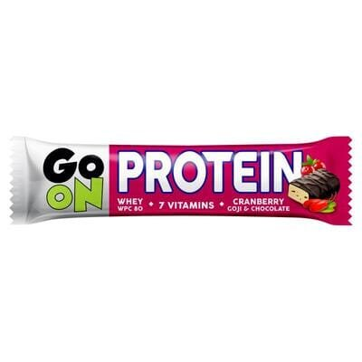 Батончик GO ON Nutrition Protein WPC 20% Журавлина, 50 г