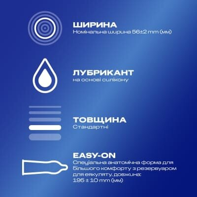 Презервативи латексні Durex Classic класичні, 3 штуки