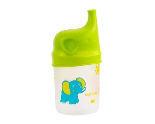 Стакан-поїльник Baby Team 5008 з силіконовою насадкою, від 6 місяців, 200 мл