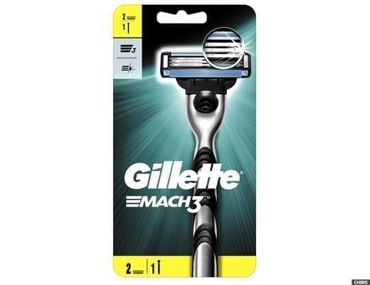 Бритва Gillette Mach 3 з 2 змінними картриджами
