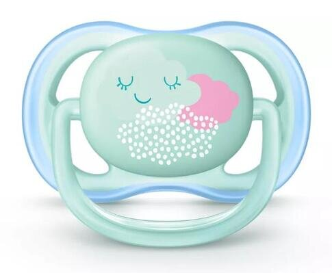 Пустушка силіконова Philips Avent Ultra Air SCF343/20, 0-6 місяців, 2 шт