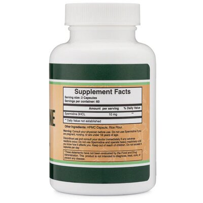 Спермідин Double Wood Spermidine 10 мг, 120 капсул