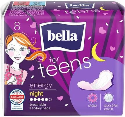 Прокладки гігієнічні Bella for Teens Energy Night, 8 шт