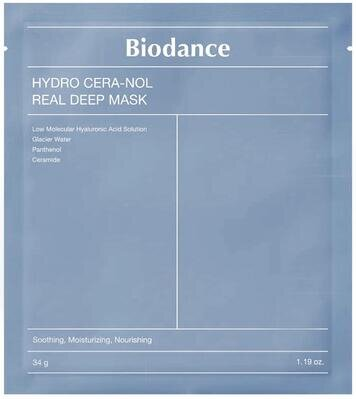 Маска для обличчя Biodance Hydro Cera-Nol Deep Mask Нічна гідрогелева відновлююча з керамідами, 34 г