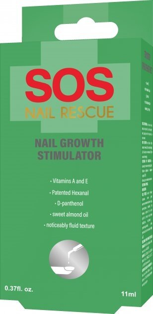 Засіб для нігтів Sos Nail Rescue Стимулятор росту, 11 мл