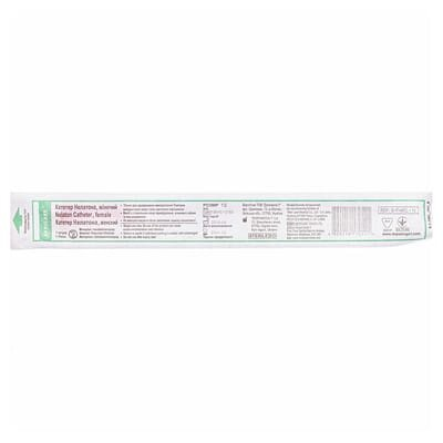 Катетер урологічний Medicare Nelaton Catheter female типу Нелатон жіночий, 18 Fr, червоний, 1 штука