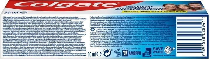 Зубна паста Colgate Захист від карієсу, 50 мл