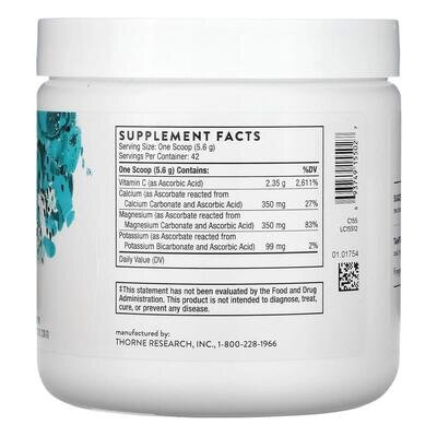 Вітамін С Thorne Research Buffered C Powder буферізований, 236 г