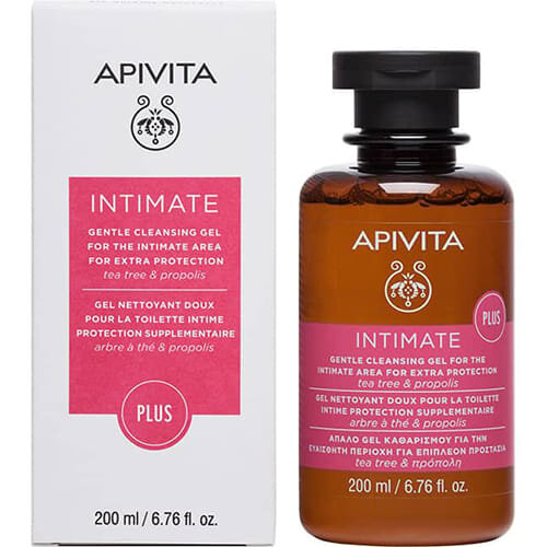 Гель для інтимної гігієни Apivita Intimate Ніжний Додатковий захист, 200 мл