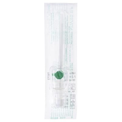 Канюля внутрішньовенна B.Braun Vasofix Braunule 18G x 1 3/4" 96 мл/хв, (1,3 x 45 мм ) зелена, 1 штука