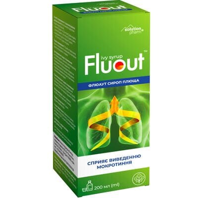 Флюаут Solution pharm сироп плюща по 200 мл у флак.