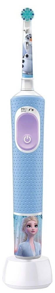 Електрична зубна щітка + футляр Braun Oral-B Kids Frozen D103.413.2KX дитяча вік 3+