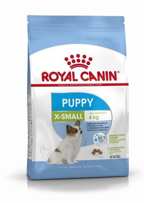 Корм сухий для собак Royal Canin X-Small Puppy дрібних порід вагою до 4 кг, до 10 місяців, 1,5 кг