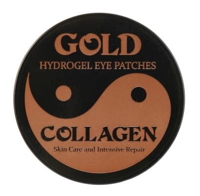 Патчі під очі гідрогелеві Hebei Gold Hydrogel Eye Patches Collagen з колагеном та біо-золотом, 60 шт