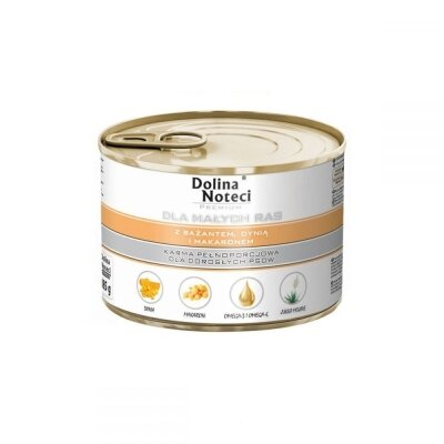 Консерва для собак Dolina Noteci Premium з фазаном, гарбузом та макаронами, 185 г
