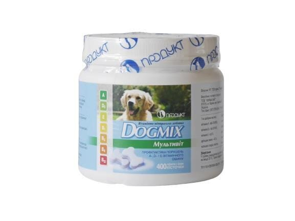 Вітаміни для собак Dogmix Мультивіт, 400 таблеток