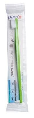 Зубна щітка Paro Swiss toothbrush S39 м'яка, з монопучковою насадкою, поліетиленова упаковка