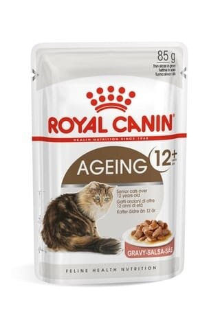 Корм вологий для кішок Royal Canin Ageing +12 шматочки в соусі, 85 г