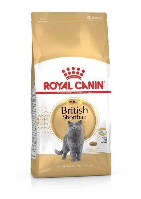 Корм сухий для кішок Royal Canin British Shorthair Adult породи британська короткошерста від 12 місяців, 2 кг