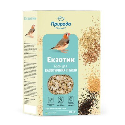 Корм для екзотичних птахів Природа PR241079 Екзотик, 500 г