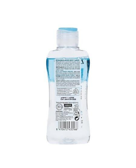 Засіб для зняття макіяжу з очей та губ Babaria Biphasic make-up remover Бавовна, 100 мл