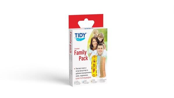 Набір пластирів Tidy медичних Сімейний, 20 штук