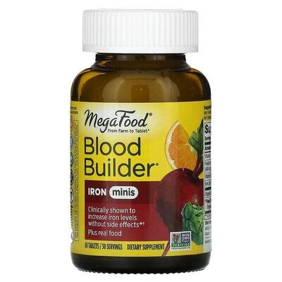Добавка для крові MegaFood Blood Builder Minis, 60 міні-таблеток