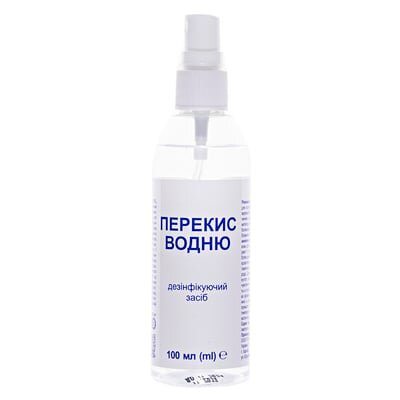 Перекис водню Фармаком 3% спрей по 100 мл у флак.