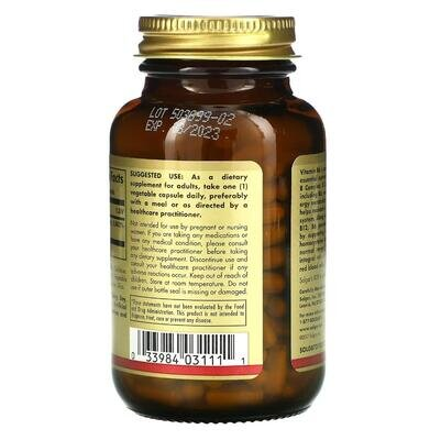 Вітамін В6 Solgar Vitamin B6 100 мг вег. капсули №100