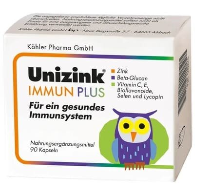 Уніцинк Імун Плюс (Unizink Immun Plus) капсули №90 (10х9)