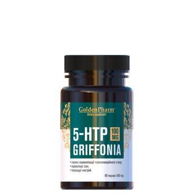 Дієтична добавка 5-НТР 100 мг Golden Farm капсули м'які №60