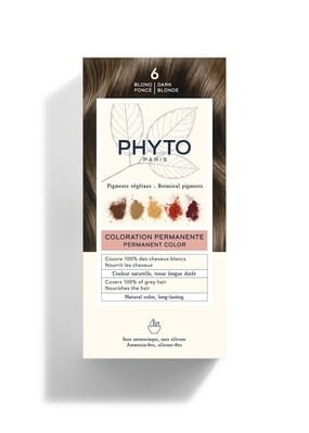 Крем-фарба Phyto Phytocolor, тон 6 темно-русий, 60 мл + 40 мл